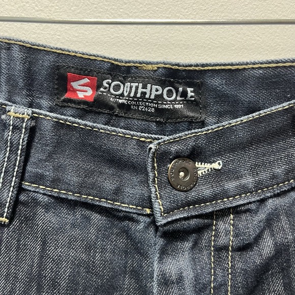 Southpole Jeans Blue‎ Dark Wash Men's Size 36x30 - Picture 3 of 8